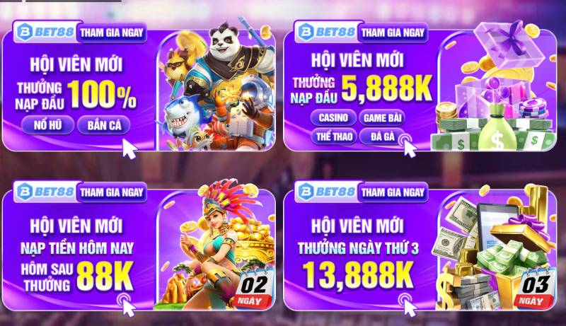 Khởi đầu dễ dàng với ưu đãi tân thủ Bet88