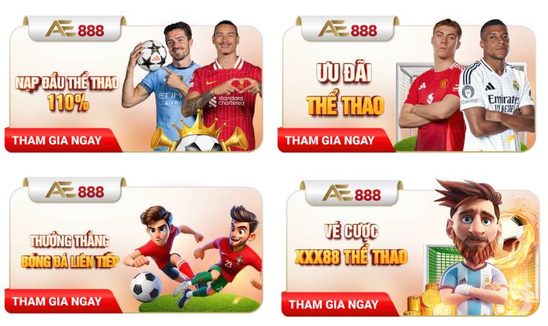 Khuyến mãi cá cược thể thao dành riêng cho dân mê bóng đá