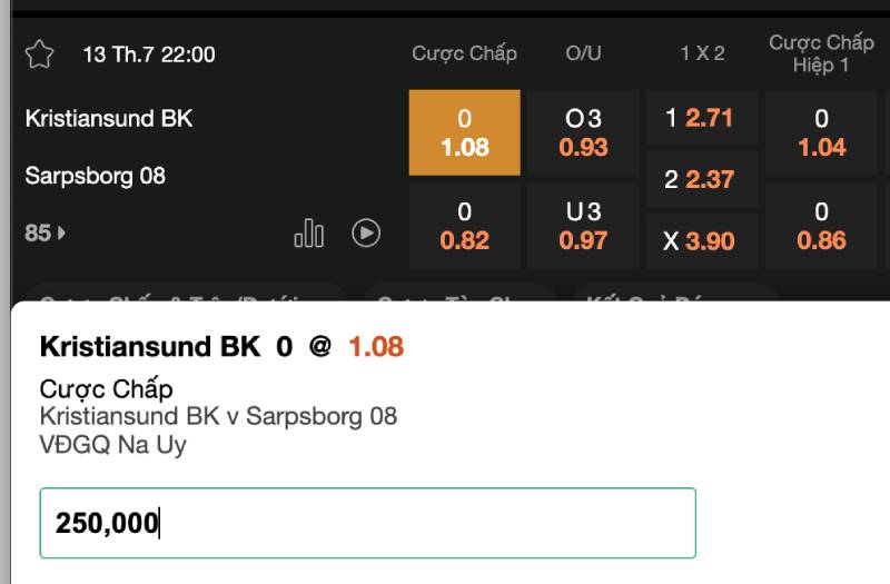 Quản lý tiền khi đánh kèo đồng banh