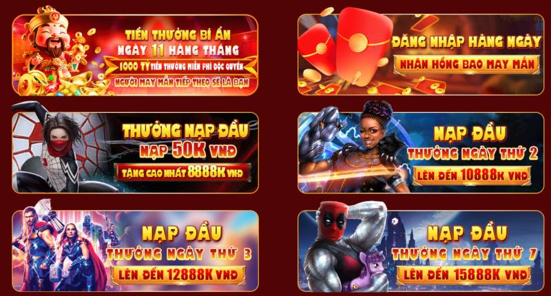 Ưu đãi nạp đầu và chính sách thưởng cho thành viên mới